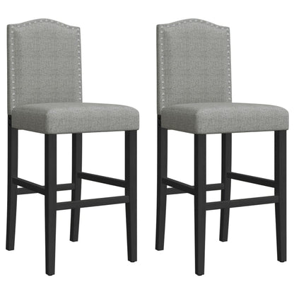Bar Chair Light grey and black