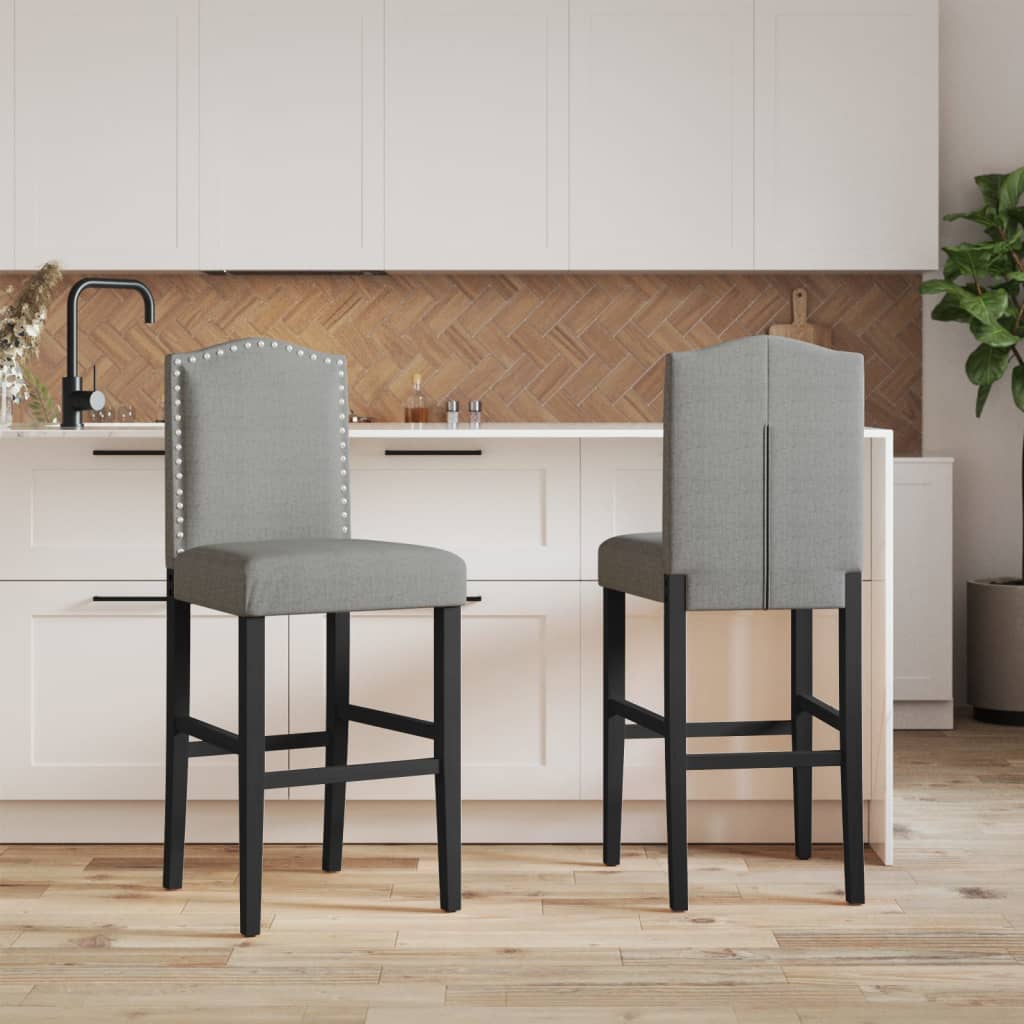 Bar Chair Light grey and black