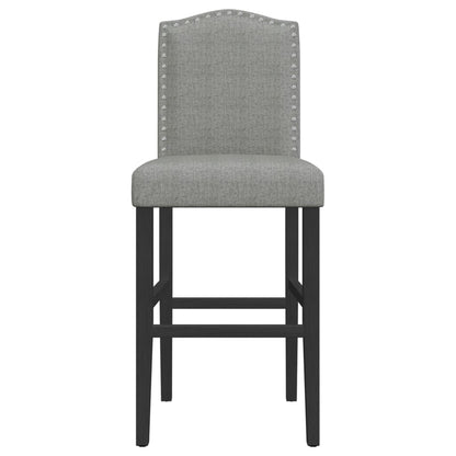 Bar Chair Light grey and black