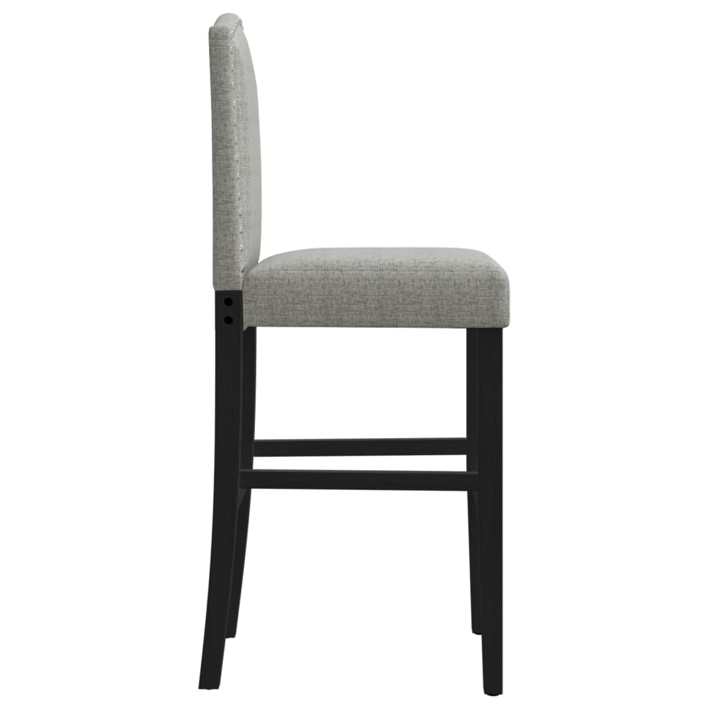 Bar Chair Light grey and black