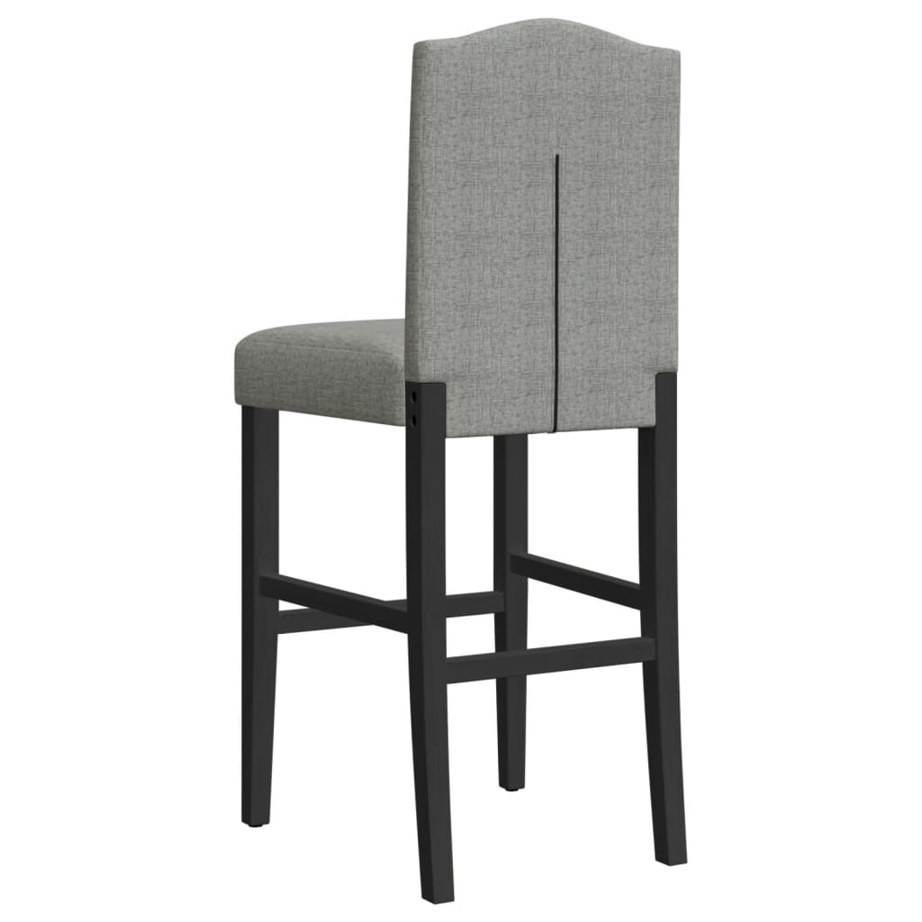 Bar Chair Light grey and black