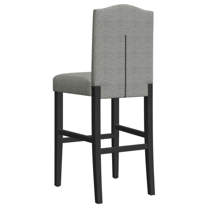 Bar Chair Light grey and black