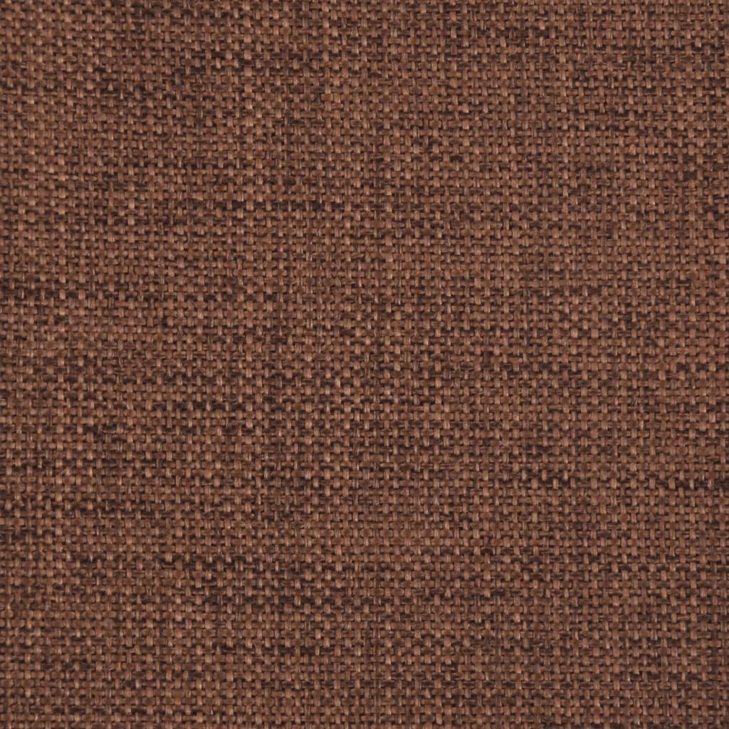 Bar Chair Brown and Black Solid rubber wood, fabric (100% polyester)