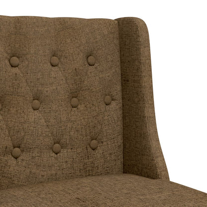 Bar Chair Taupe Solid rubber wood, fabric (100% polyester) Standard