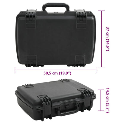 Portable Flight Case Black 19.9"x14.6"x5.7" PP
