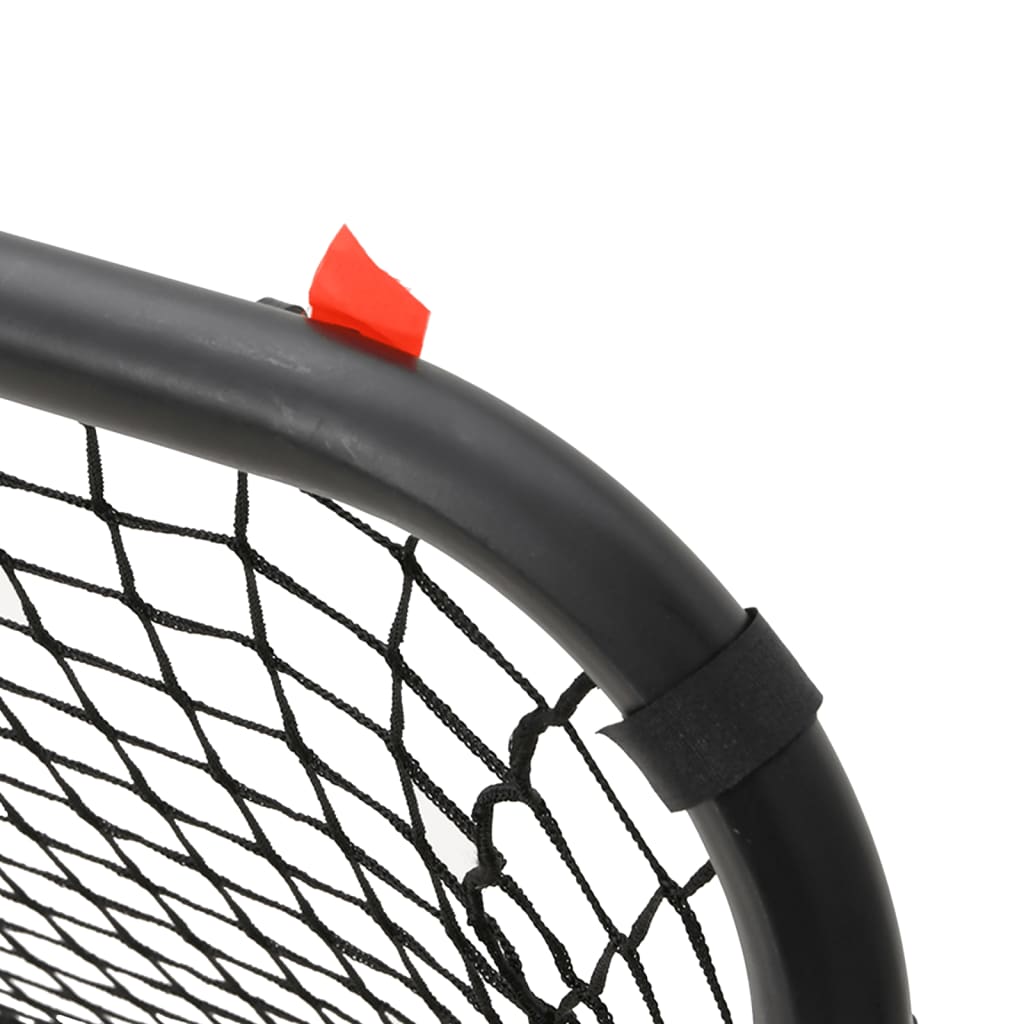 Soccer Goal with Net Red and Black 35.4x18.9x28.0" Steel