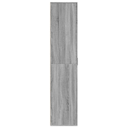 Shoe Cabinet Gray Sonoma 31.5"x15.4"x70.1" Engineered Wood