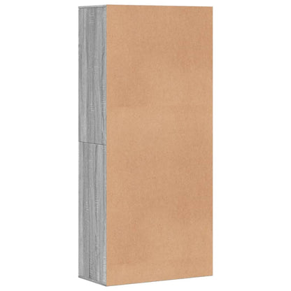 Shoe Cabinet Gray Sonoma 31.5"x15.4"x70.1" Engineered Wood