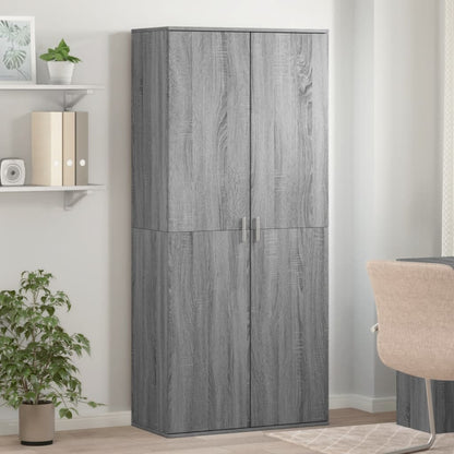 Shoe Cabinet Gray Sonoma 31.5"x15.4"x70.1" Engineered Wood