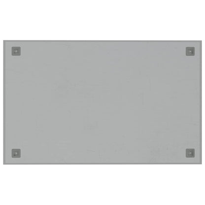 Wall-mounted Magnetic Board White 31.5"x19.7" Tempered Glass