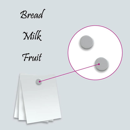 Wall-mounted Magnetic Board White 23.6"x15.7" Tempered Glass