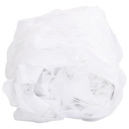 Camouflage Net with Storage Bag 199.2x109.8" White