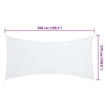 Camouflage Net with Storage Bag 199.2x109.8" White