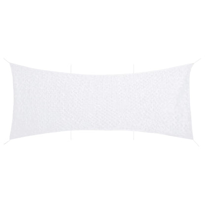 Camouflage Net with Storage Bag 246.9x114.2" White