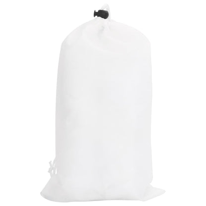 Camouflage Net with Storage Bag 246.9x114.2" White