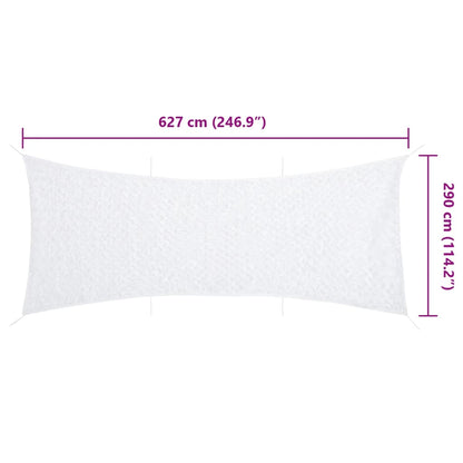Camouflage Net with Storage Bag 246.9x114.2" White