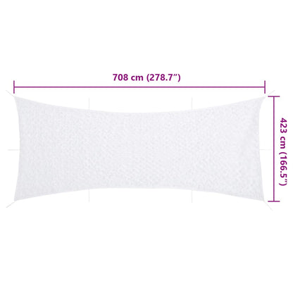 Camouflage Net with Storage Bag 278.7x166.5" White
