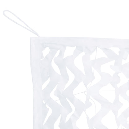 Camouflage Net with Storage Bag 241.7x228.7" White