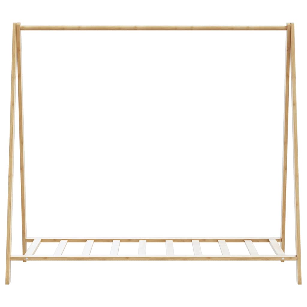 Clothes Rack Bamboo Varnished Bamboo Medium Foldable