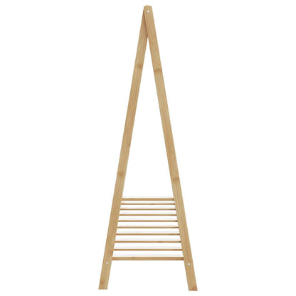 Clothes Rack Bamboo Varnished Bamboo Medium Foldable