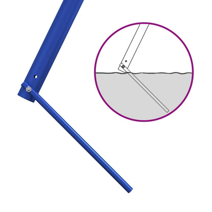 Swing Frame Set of 2 Blue and dark green Painted steel Standard