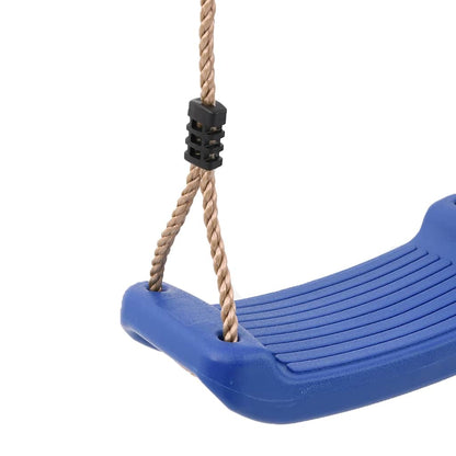 Outdoor Swing Seat Blue Polyethylene One Size Adjustable Armrests