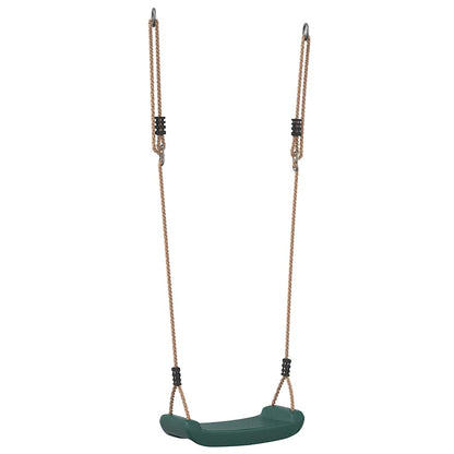 Adjustable Outdoor Swing Seat Green Polyethylene Durable