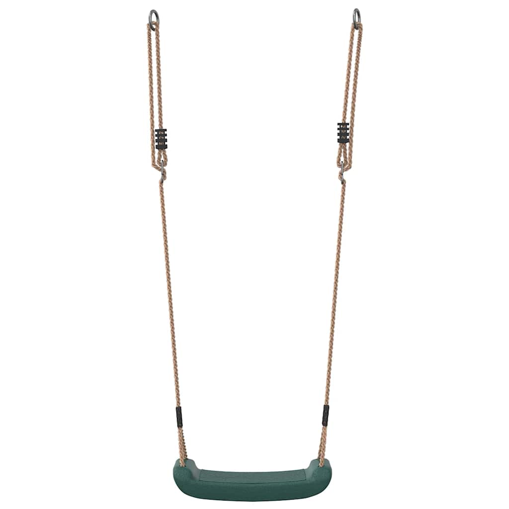 Adjustable Outdoor Swing Seat Green Polyethylene Durable
