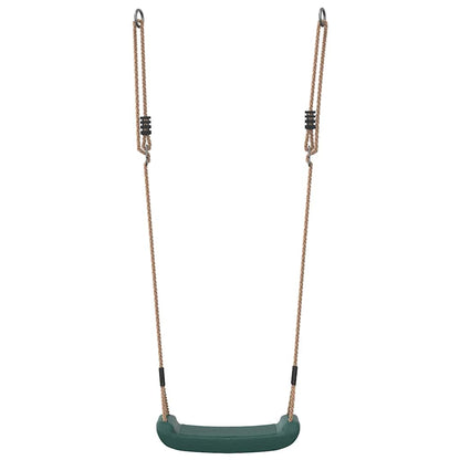 Adjustable Outdoor Swing Seat Green Polyethylene Durable