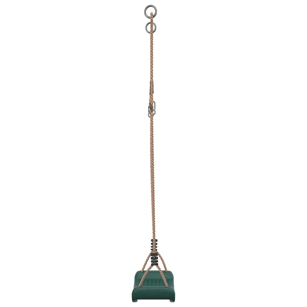 Adjustable Outdoor Swing Seat Green Polyethylene Durable