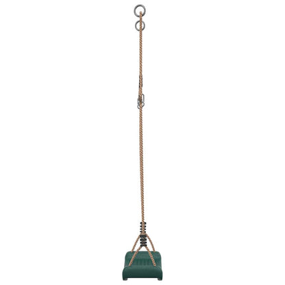 Adjustable Outdoor Swing Seat Green Polyethylene Durable