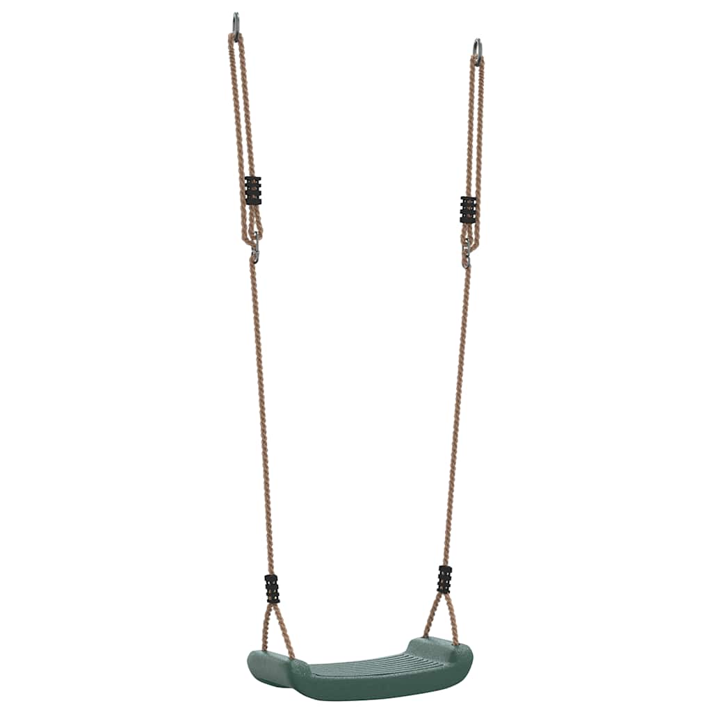 Adjustable Outdoor Swing Seat Green Polyethylene Durable