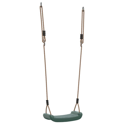 Adjustable Outdoor Swing Seat Green Polyethylene Durable