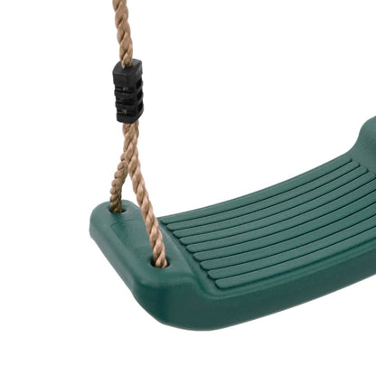 Adjustable Outdoor Swing Seat Green Polyethylene Durable
