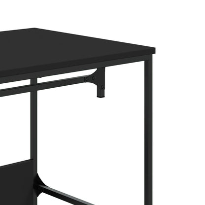 Wardrobe Black Engineered Wood, Metal Compact Wardrobe