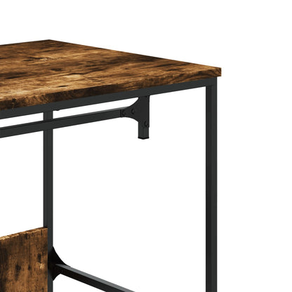 Wardrobe Smoked Oak Engineered Wood, Metal 35.4x19.7x70.9 in
