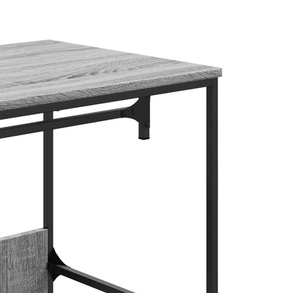 Wardrobe Grey Sonoma Engineered wood, Metal 35.4x19.7x70.9 in