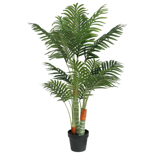 Artificial Palm Tree Green Polypropylene, Iron Wire, Fabric, Cement