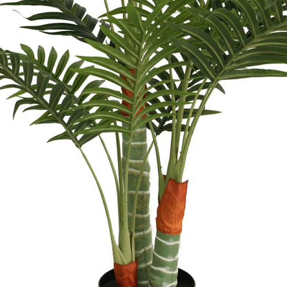 Artificial Palm Tree Green Polypropylene, Iron Wire, Fabric, Cement