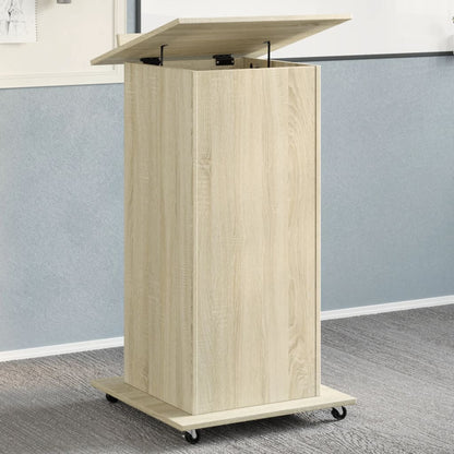 Lectern Sonoma oak Engineered wood Medium Lectern Rectangular