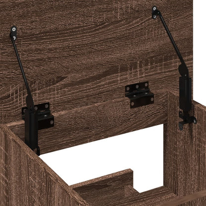 Lectern Brown Oak Engineered Wood Standard Lectern Rectangular