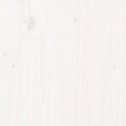 Barn Door White 35.4"x81.9" Solid Wood Pine