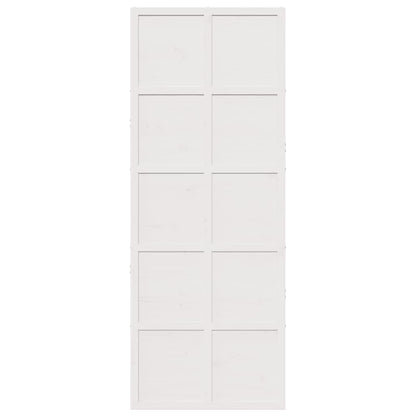 Barn Door White 31.5"x81.9" Solid Wood Pine