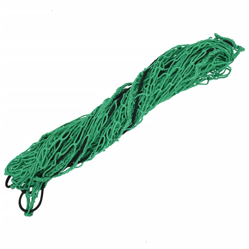 Trailer Net with Elastic Rope Green 9.8x9.8' PP