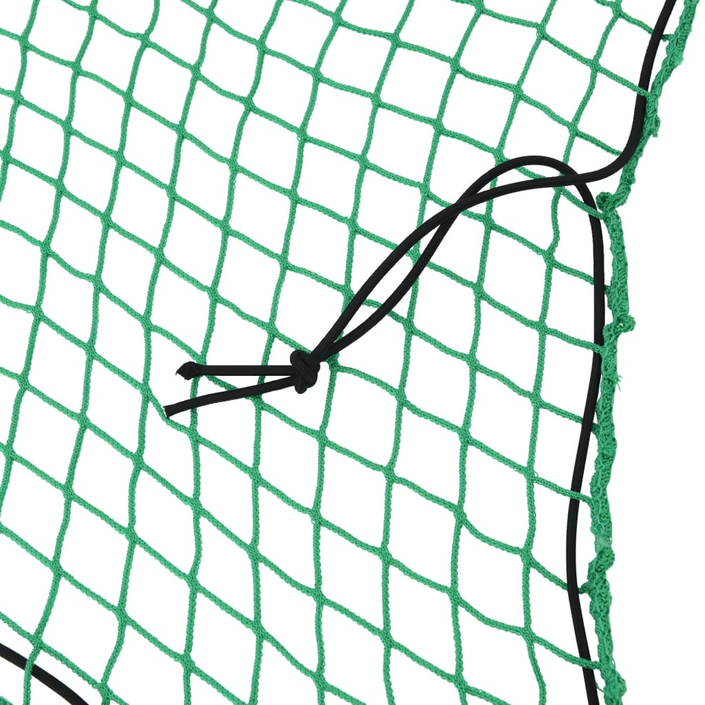 Trailer Net with Elastic Rope Green 9.8x9.8' PP