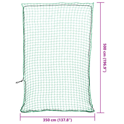 Trailer Net with Elastic Rope Green 16.4x11.5' PP