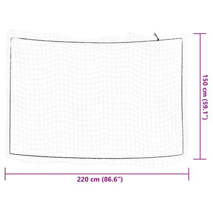 Trailer Net with Elastic Rope White 7.2x4.9' PP