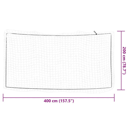 Trailer Net with Elastic Rope White 13.1x6.6' PP