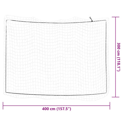 Trailer Net with Elastic Rope White 13.1x9.8' PP