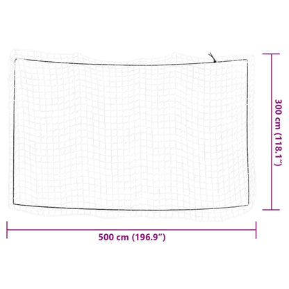 Trailer Net with Elastic Rope White 16.4x9.8' PP